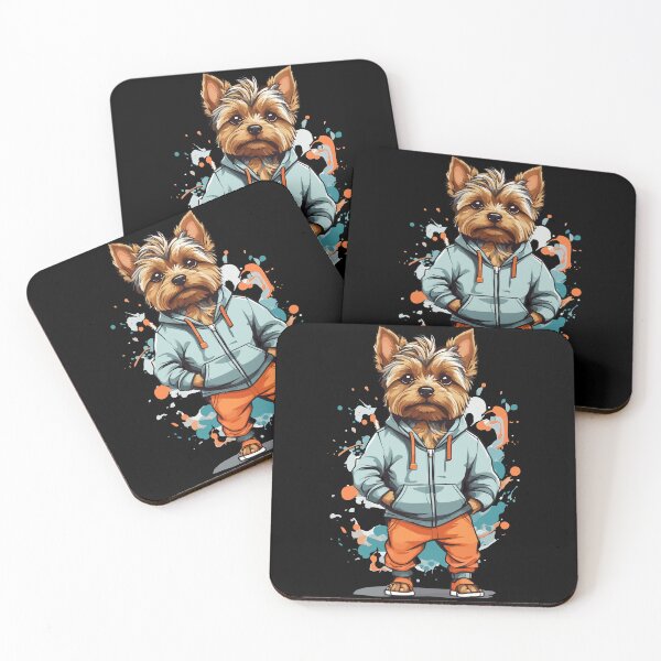 Item preview, Yorkshire Terrier Dog Streetwear Jogging Design designed and sold by LuminOrb.