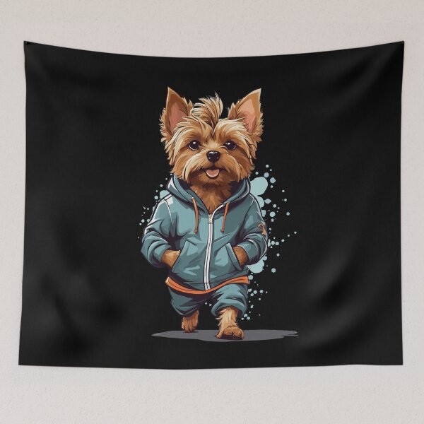 Item preview, Yorkshire Terrier Dog Streetwear Jogging Design designed and sold by LuminOrb.