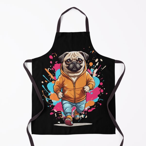 Item preview, Pug Dog Streetwear Aesthetic Fitness Look designed and sold by LuminOrb.
