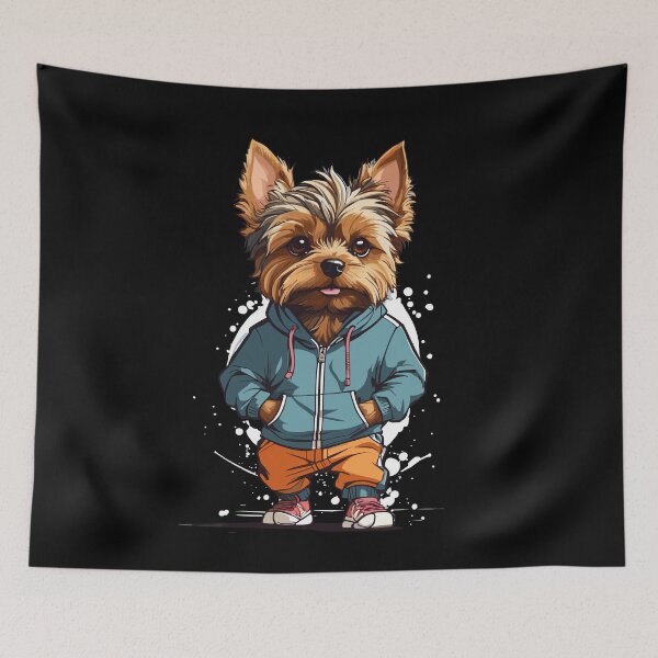 Item preview, Yorkshire Terrier Dog Streetwear & Fitness designed and sold by LuminOrb.