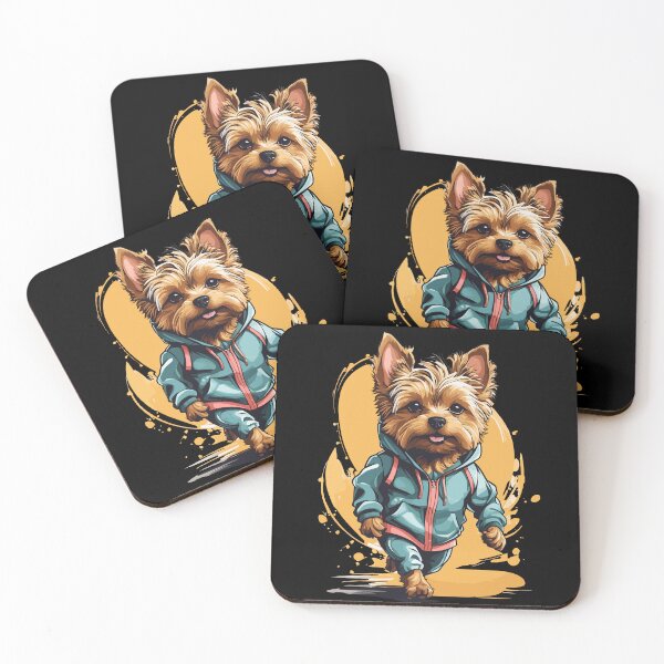 Item preview, Yorkshire Terrier Dog Streetwear & Fitness Design designed and sold by LuminOrb.