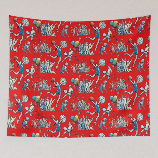 Item preview, Exciting Sports Sketch: Promoting Peace and Unity   designed and sold by PaintMeWorld.