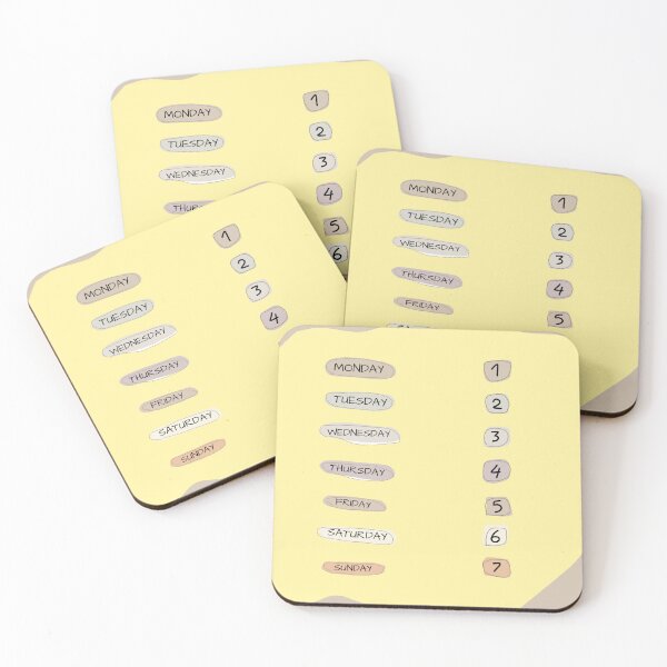 Item preview, Boho Day Names with Numbers designed and sold by Artbysaeme.