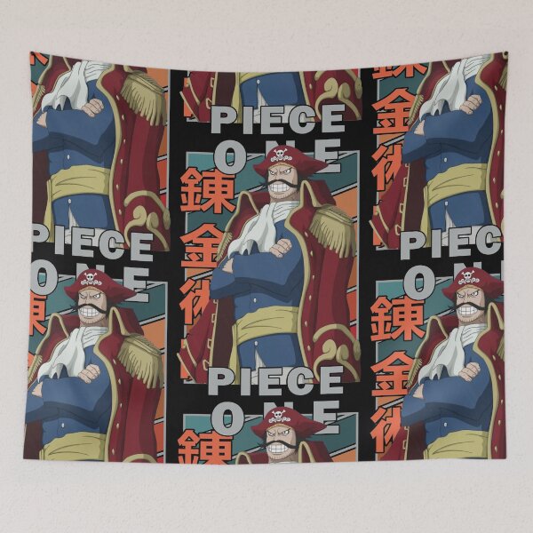 Item preview, Gol D Roger Pirate King Retro Stripe Design designed and sold by Wafusaurus.