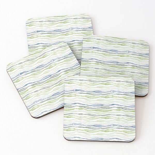 Item preview, Wavy Stripes, Green  designed and sold by serafineaandd.