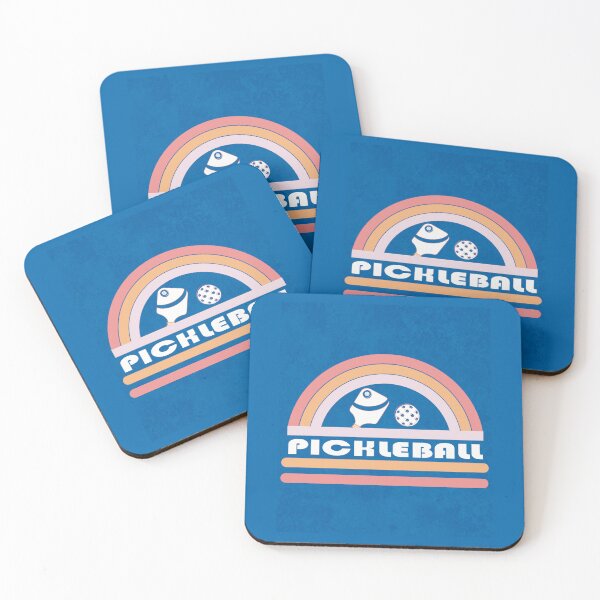 Artikelvorschau,  Pickleball Rainbow Circular Grunge Texture für Profi-Pickleball-Liebhaber entworfen und verkauft von fatydesignspace.