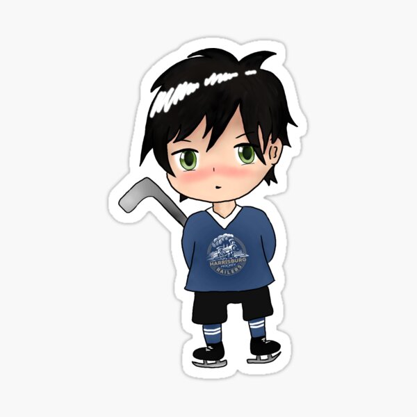 Tennant Rowe, Hockey Player, single image Sticker