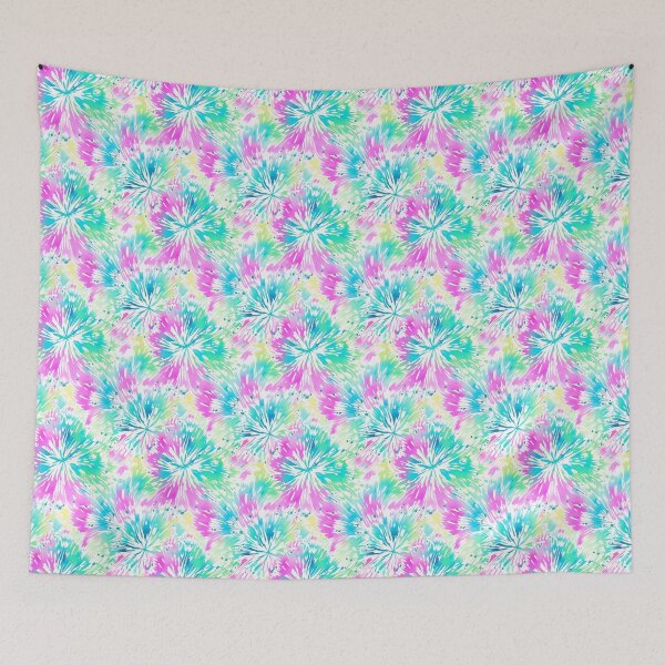 Item preview, Encantador patrón floral de teñido anudado designed and sold by YuiBerry84.