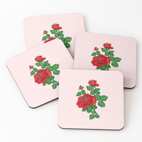 Item preview, Bright Red High-Centered Rose Bloom Double 16-25 Petals In 3+ Rows designed and sold by Rachael Taylor.