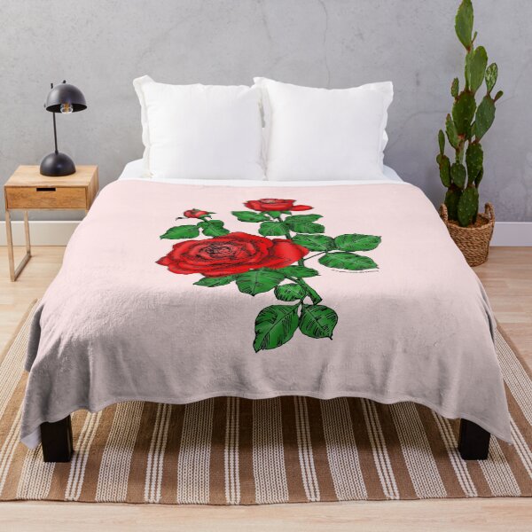 Item preview, Bright Red High-Centered Rose Bloom Double 16-25 Petals In 3+ Rows designed and sold by Rachael Taylor.