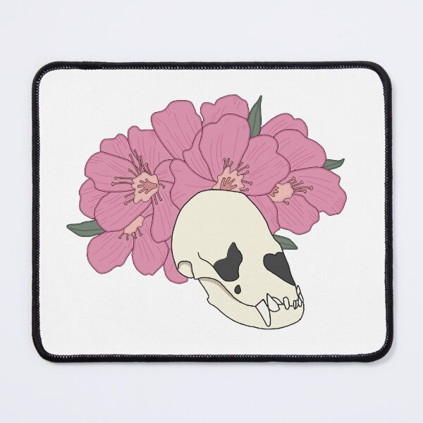 Item preview, Vampire Bat Skull with Oleander designed and sold by LunarAshes.