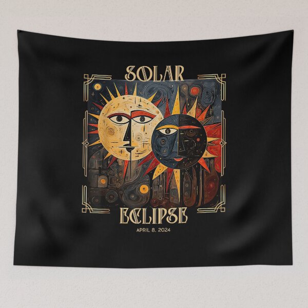 Item preview, Art Solar Eclipse 2024 Sun Totality April 8th America designed and sold by ChristoLewis.