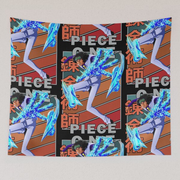 Item preview, Admiral Aokiji Kuzan Retro Stripe Design designed and sold by Wafusaurus.