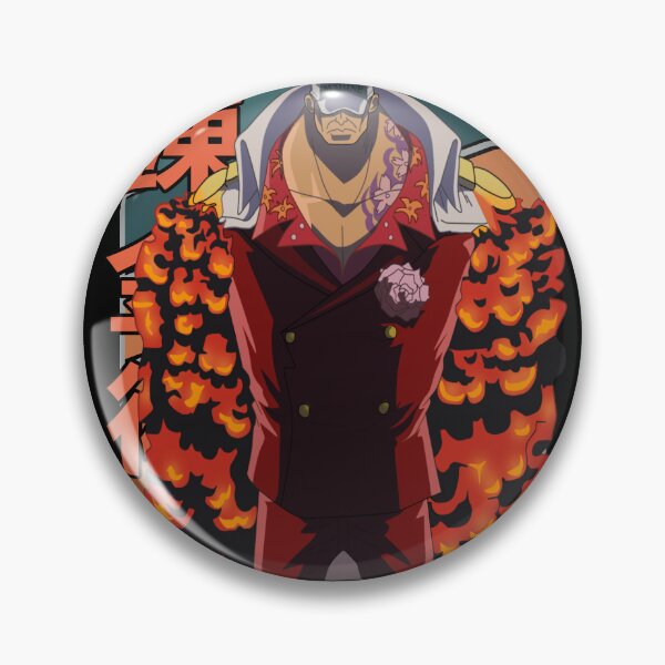 Artikelvorschau, Sakazuki Admiral Akainu Retro-Streifendesign entworfen und verkauft von Wafusaurus.