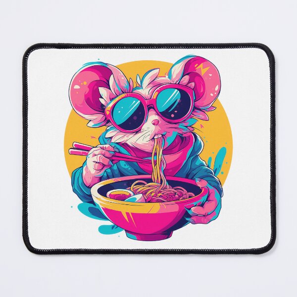 Item preview, Rat Eating Ramen designed and sold by PeelZinc.