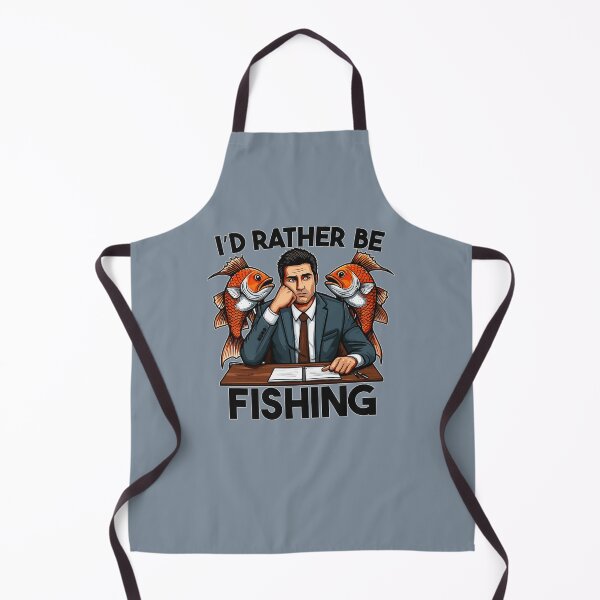 Item preview, I'd Rather Be Fishing - Saltwater Bass Fisherman designed and sold by Daqomm.