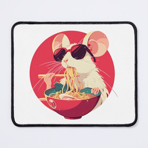 Item preview, Rat Eating Ramen designed and sold by PeelZinc.