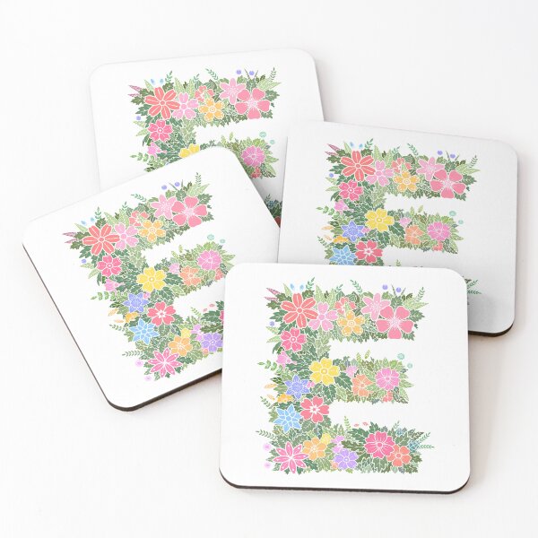 Item preview, Floral Letter "E" WeArePrettierThanFlowers designed and sold by birthflower.