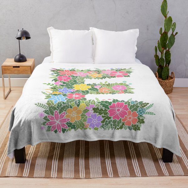 Artikelvorschau, Blumenbuchstabe „E“ WeArePrettierThanFlowers entworfen und verkauft von birthflower.