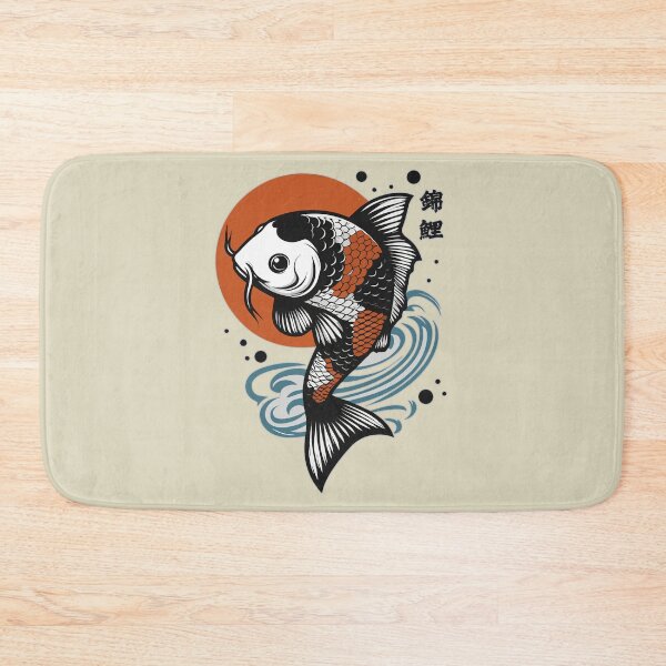 Item preview, Chinese Koi Fish Graphic With Japanese Character designed and sold by Daqomm.