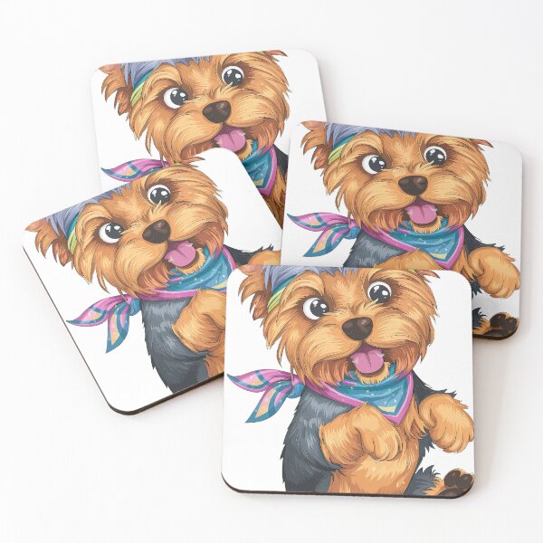 Item preview, Playful Yorkie Adventure Design designed and sold by StoreXlk.