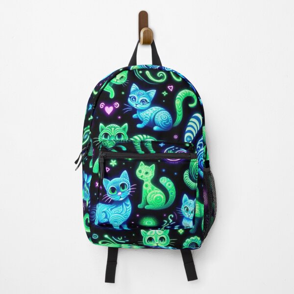 Item preview, Cute Cats: Psychedelic Neon Cat Background designed and sold by Fantasy Masterpiece.
