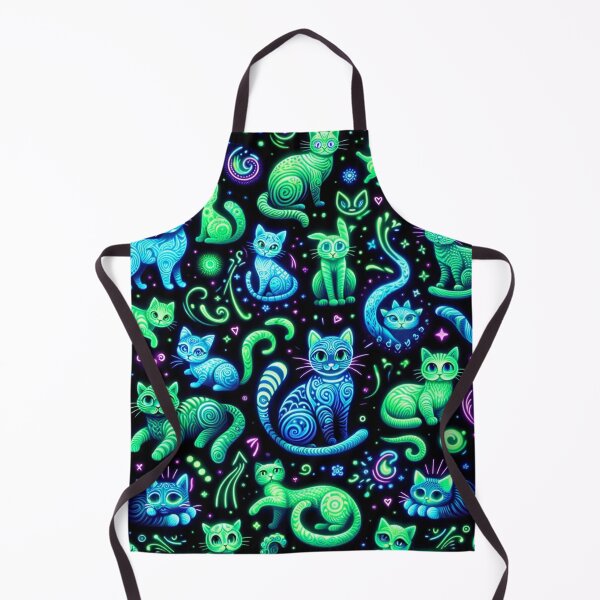 Item preview, Cute Cats: Psychedelic Neon Cat Background designed and sold by Fantasy Masterpiece.