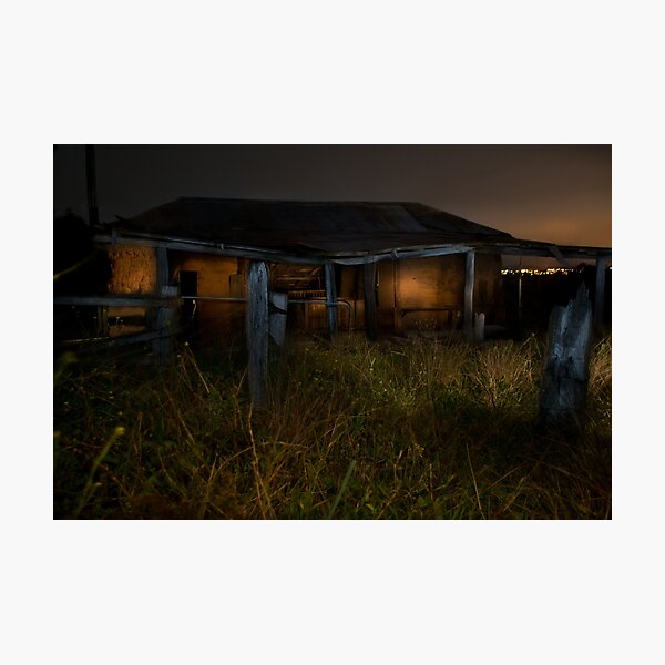 Item preview, painting with light, shearing shed designed and sold by Willscape.