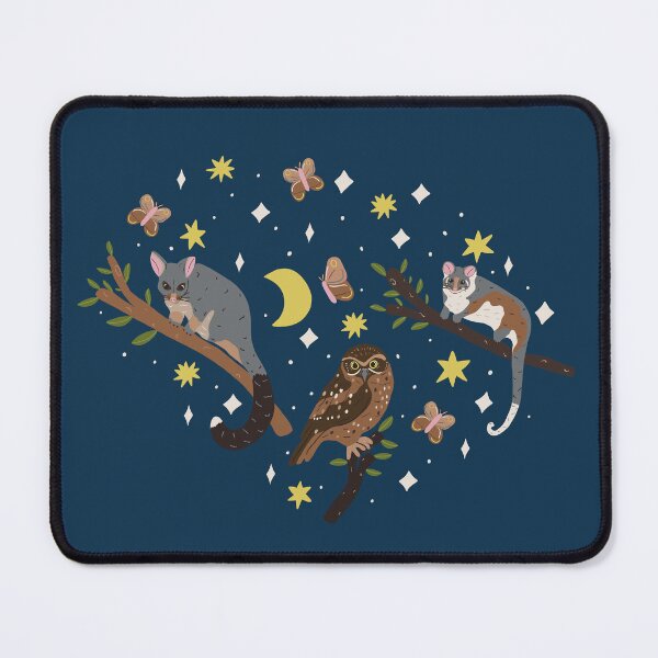 Item preview, Sweet Dreams Possums Southern Boobook Owl single print version  designed and sold by Lozzie Eliza Designs.