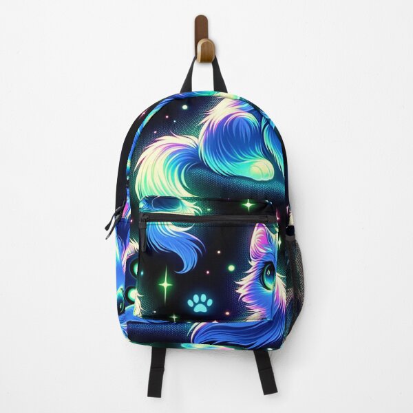 Item preview, Psychedelic Cat: Cute Neon Cats Pattern designed and sold by Fantasy Masterpiece.