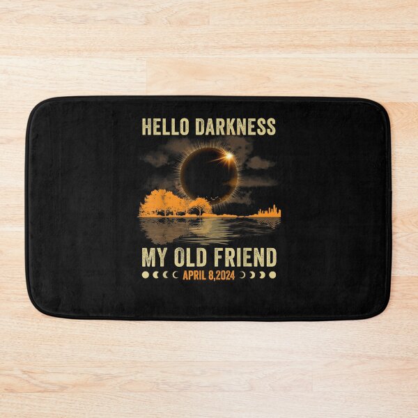 Item preview, Hello Darkness My Friend Solar Eclipse April 8 2024 Funny designed and sold by ChristoLewis.