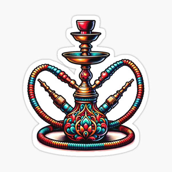 Item preview, Buntes Shisha-Wasserpfeifen-Design designed and sold by HippieFarms11.