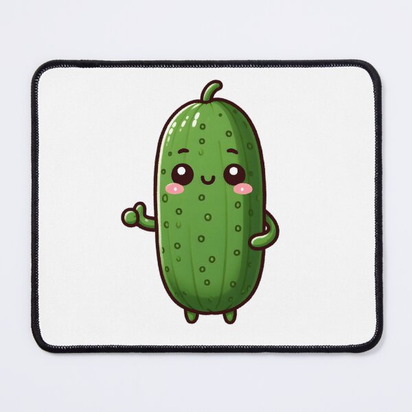 Item preview, Cute Anthropomorphic Cucumber designed and sold by Delamoon.