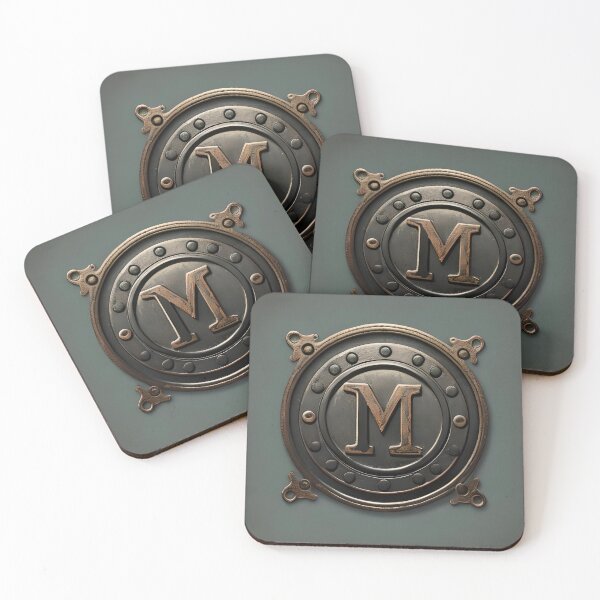 Item preview, Metal monogram of M letter designed and sold by Ponted.