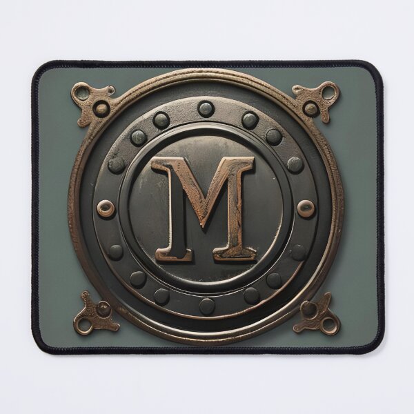 Item preview, Metal monogram of M letter designed and sold by Ponted.