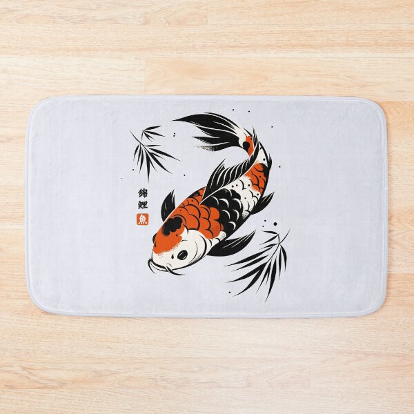Item preview, Japanese Koi Fish Graphic With Chinese Character designed and sold by Daqomm.