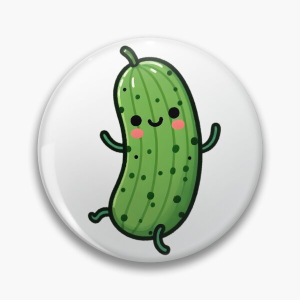 Item preview, Cute Anthropomorphic Cucumber designed and sold by Delamoon.