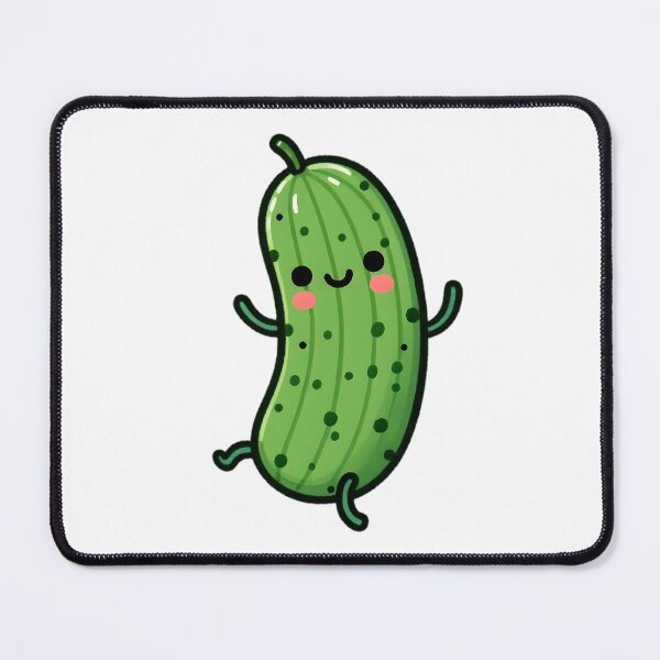 Item preview, Cute Anthropomorphic Cucumber designed and sold by Delamoon.
