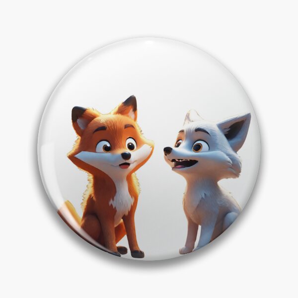 Item preview, Wolf with fox cute,anime,kawaii designed and sold by Basiadesign.