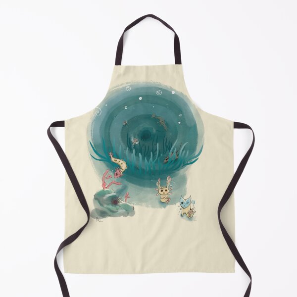 Item preview, Underwater fantasy kelp kindreds sea angel butterfly ocean spirits watercolor marker designed and sold by Chibichaoshop.