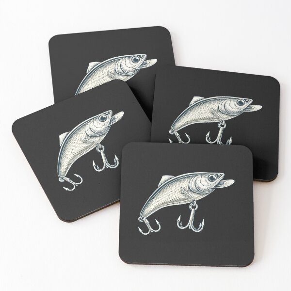 Item preview, Minimalist Fishing Lure Graphic For Saltwater Fisherman designed and sold by Daqomm.