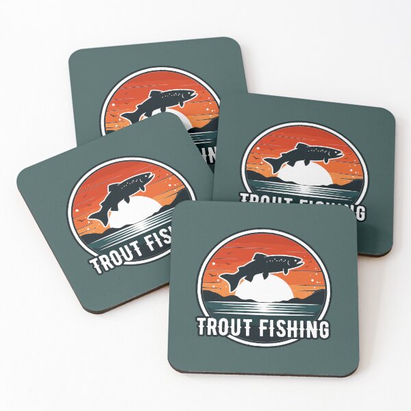 Item preview, Trout Fishing - Cool Sunset Fisherman Graphic designed and sold by Daqomm.