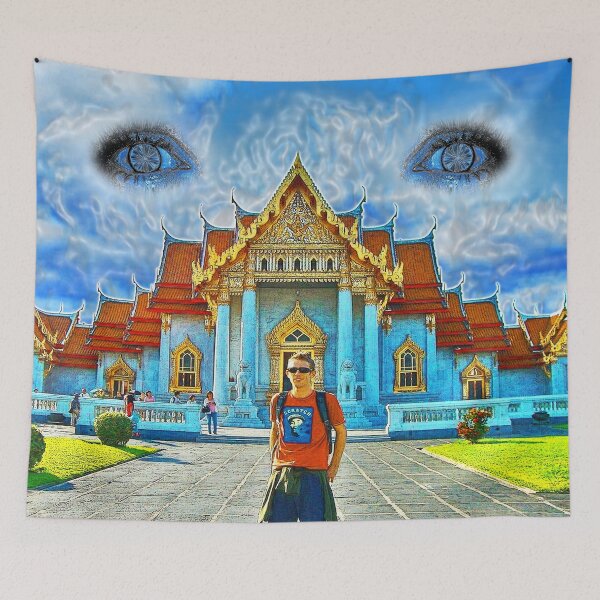 Item preview, TempleEye-Blue designed and sold by Klaus Bremner (Autotelic Art).