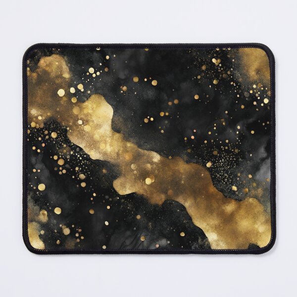 Item preview, Black & Gold Abstract designed and sold by WasmiStudio.