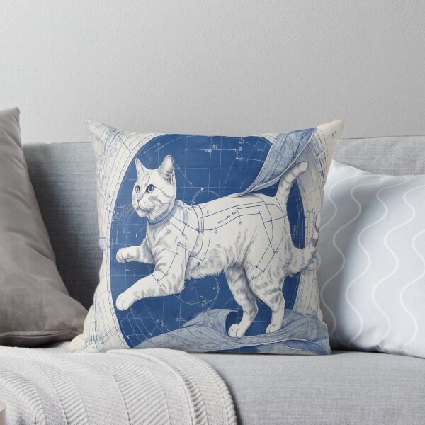 Item preview, Blueprint_Cat_08 designed and sold by 100Strokes.