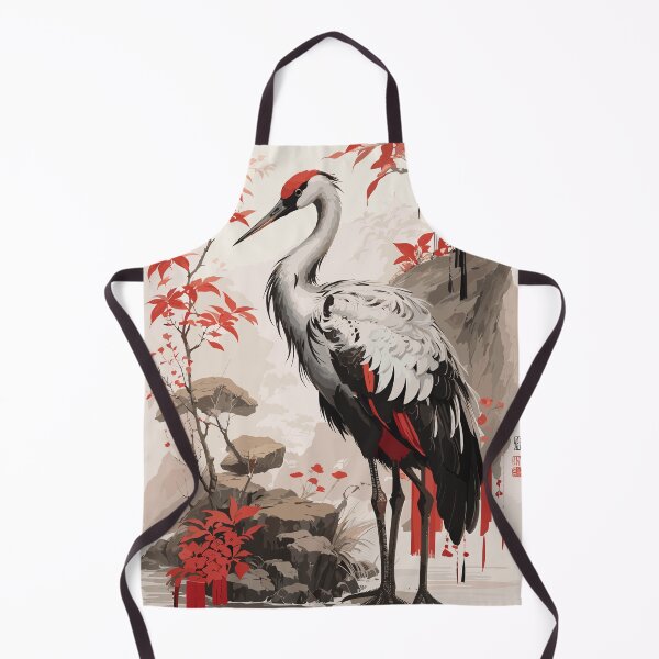 Item preview, Stunning Japanese Crane designed and sold by Vector Scout Lab.