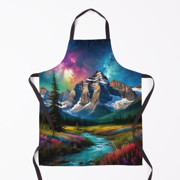 Item preview, Majestic Mountain River Beneath A Colorful Sky designed and sold by TheArtOfPat.