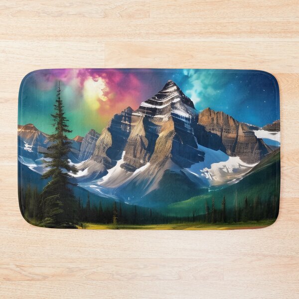 Item preview, Majestic Mountain River Beneath A Colorful Sky designed and sold by TheArtOfPat.