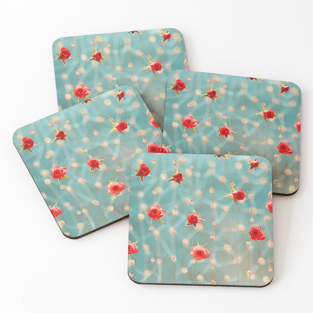 Item preview, Coasters (Set of 4) designed and sold by FlowersColorful.