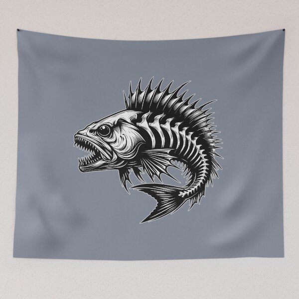 Item preview, Weird Looking Fish - Best Fishbone Fishing Graphic designed and sold by Daqomm.